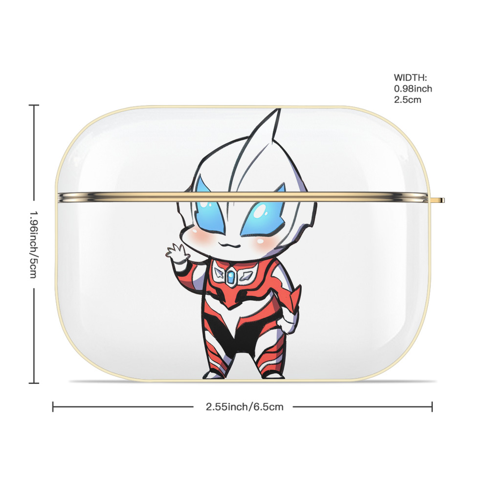ウルトラマン Ultraman 【AirPods Pro用】ハードシェル保護ケース｜耐衝撃・防指紋・カラビナ付き商品仕様