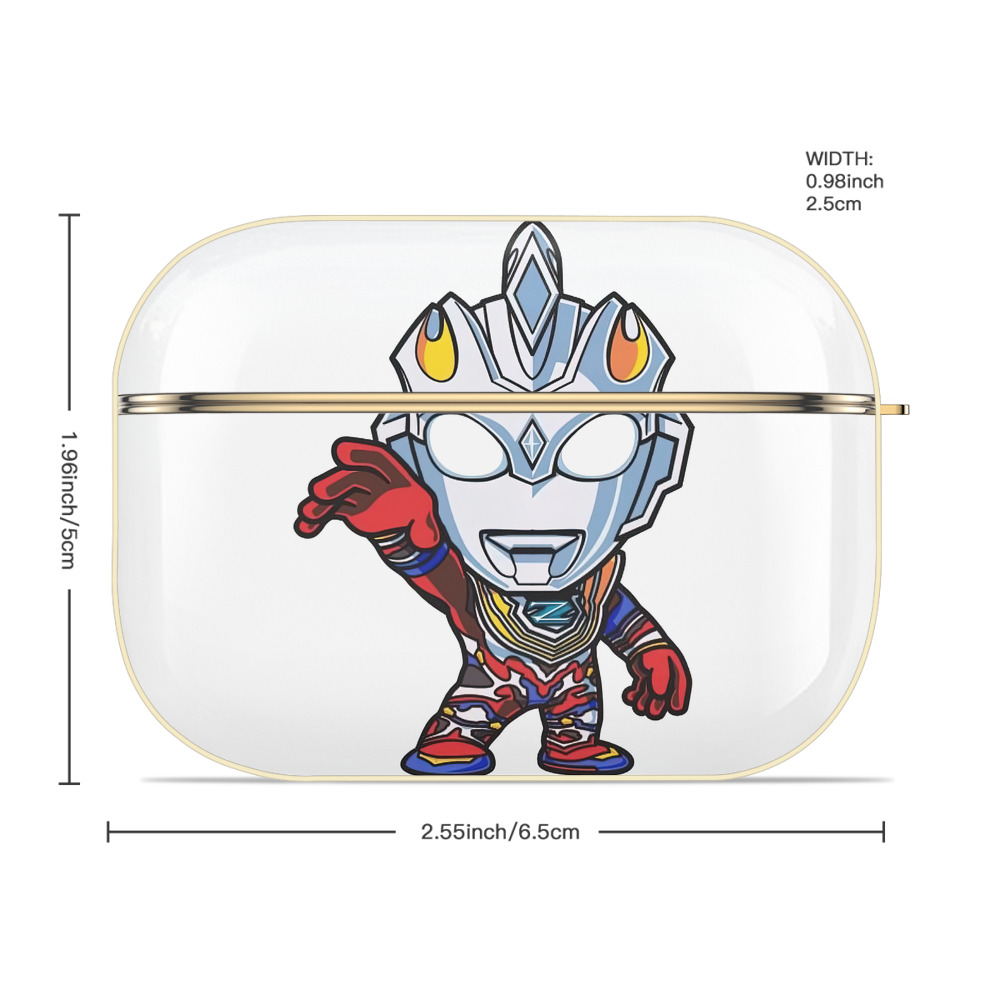 ウルトラマン Ultraman 【AirPods Pro用】ハードシェル保護ケース｜耐衝撃・防指紋・カラビナ付き商品仕様