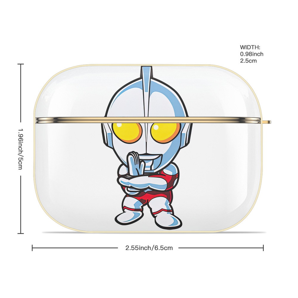 ウルトラマン Ultraman 【AirPods Pro用】ハードシェル保護ケース｜耐衝撃・防指紋・カラビナ付き商品仕様