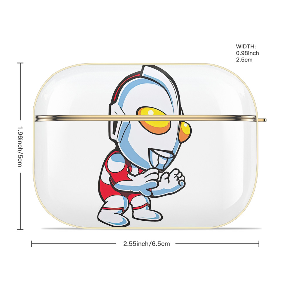 ウルトラマン Ultraman 【AirPods Pro用】ハードシェル保護ケース｜耐衝撃・防指紋・カラビナ付き商品仕様