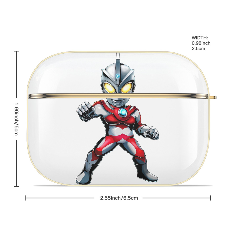 ウルトラマン Ultraman 【AirPods Pro用】ハードシェル保護ケース｜耐衝撃・防指紋・カラビナ付き商品仕様