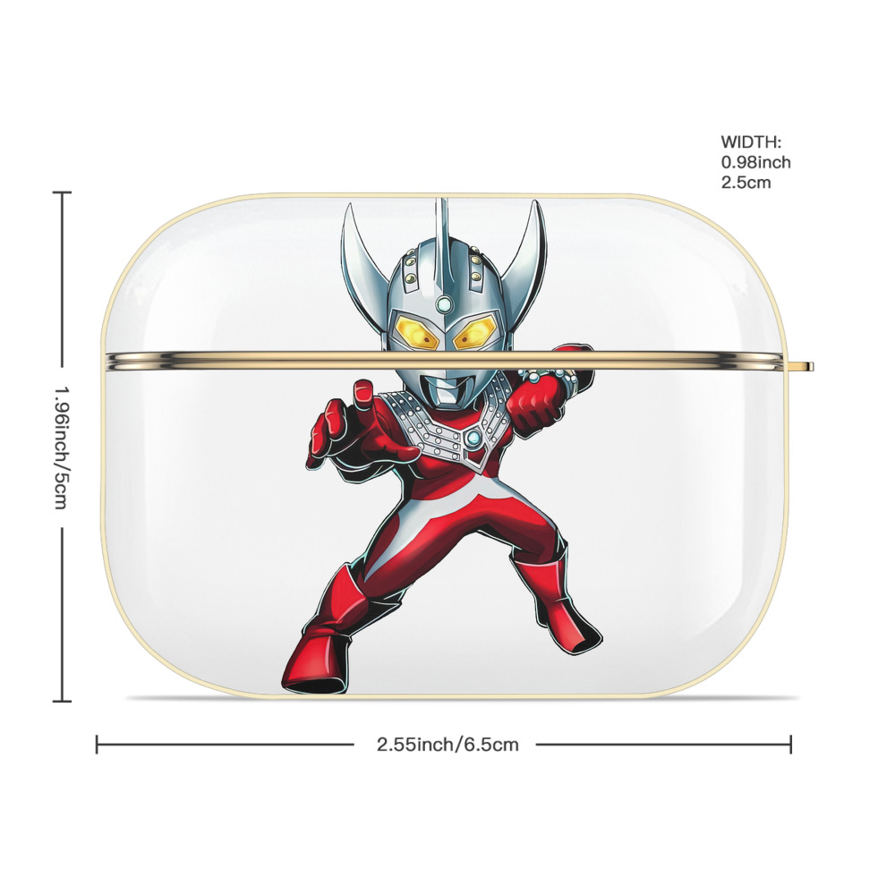 ウルトラマン Ultraman 【AirPods Pro用】ハードシェル保護ケース｜耐衝撃・防指紋・カラビナ付き商品仕様