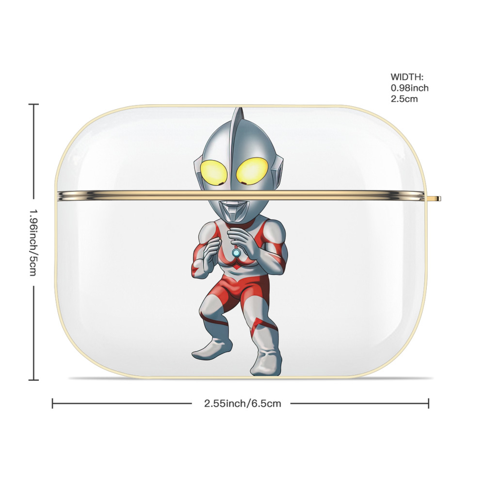 ウルトラマン Ultraman 【AirPods Pro用】ハードシェル保護ケース｜耐衝撃・防指紋・カラビナ付き商品仕様