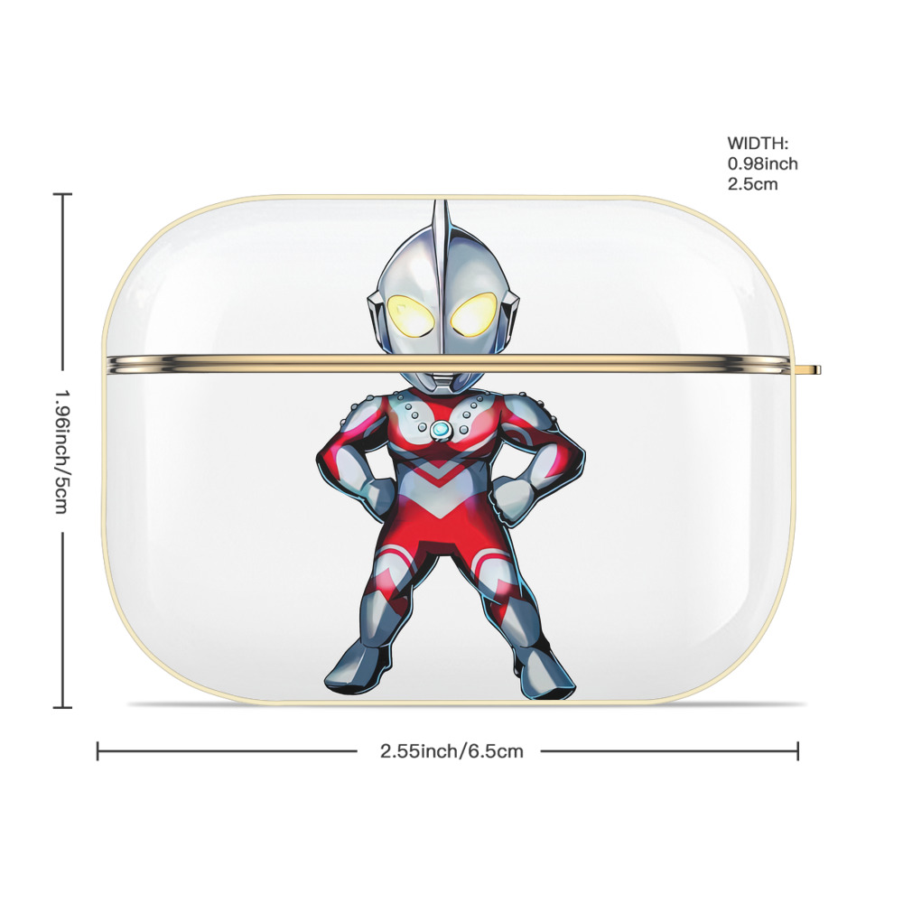ウルトラマン Ultraman 【AirPods Pro用】ハードシェル保護ケース｜耐衝撃・防指紋・カラビナ付き商品仕様