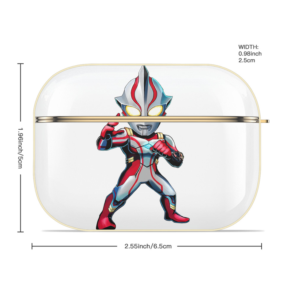 ウルトラマン Ultraman 【AirPods Pro用】ハードシェル保護ケース｜耐衝撃・防指紋・カラビナ付き商品仕様