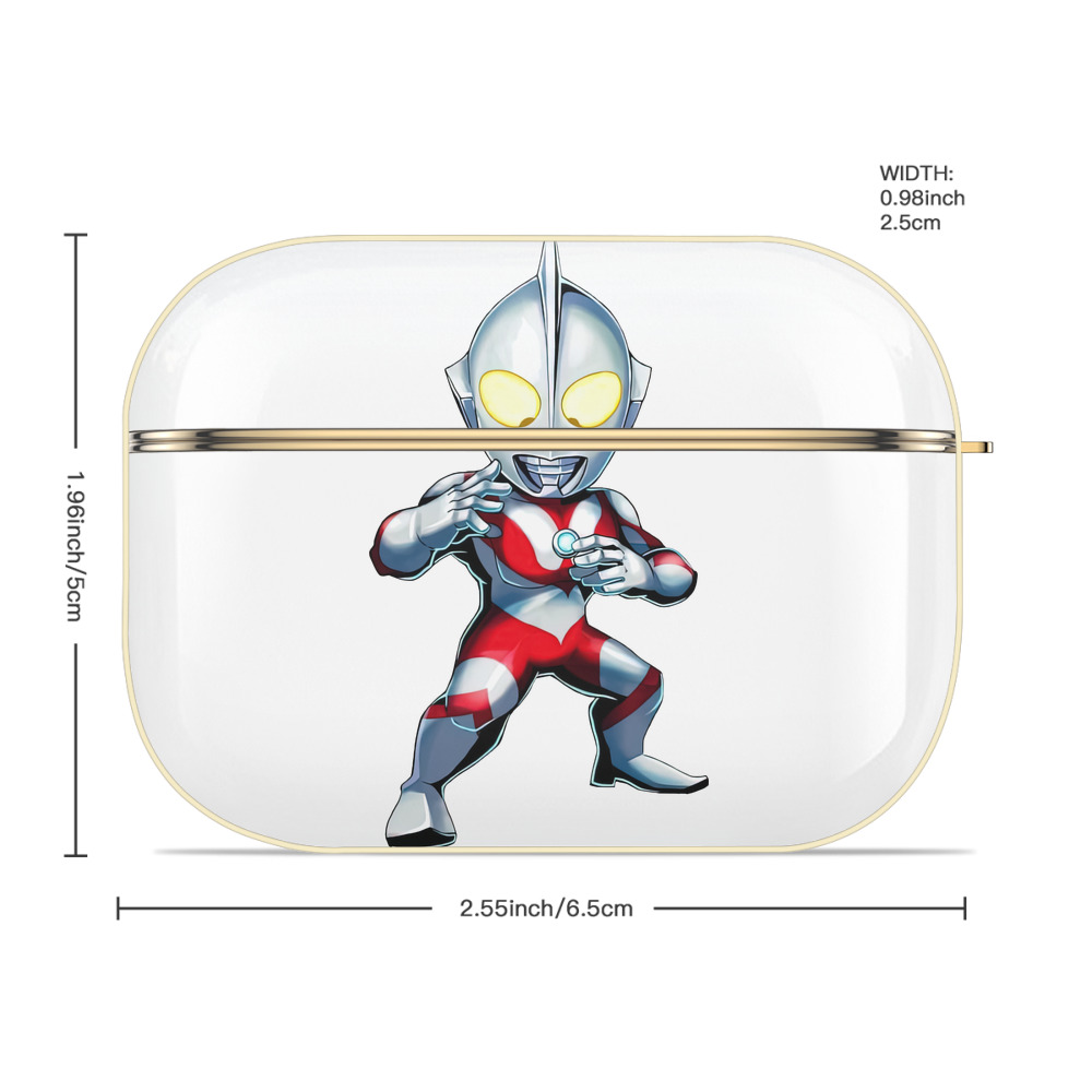 ウルトラマン Ultraman 【AirPods Pro用】ハードシェル保護ケース｜耐衝撃・防指紋・カラビナ付き商品仕様