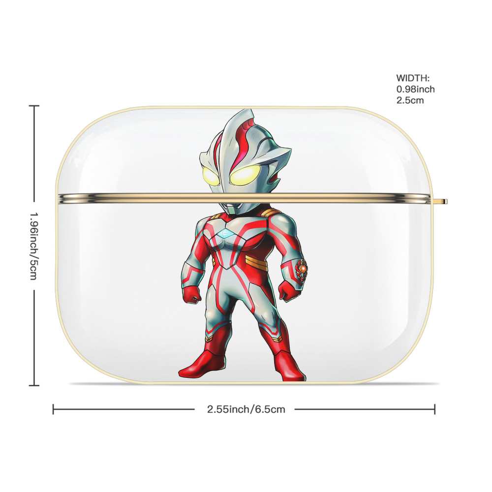 ウルトラマン Ultraman 【AirPods Pro用】ハードシェル保護ケース｜耐衝撃・防指紋・カラビナ付き商品仕様