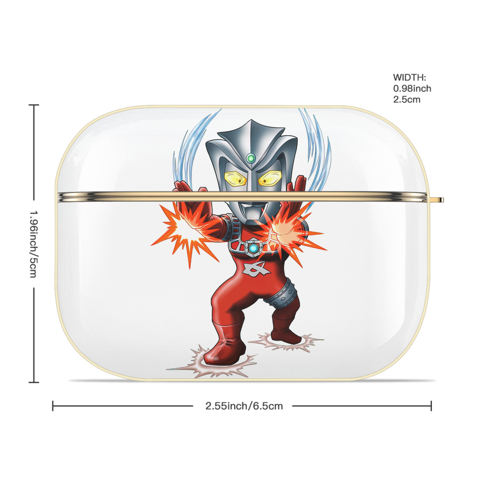 ウルトラマン Ultraman 【AirPods Pro用】ハードシェル保護ケース｜耐衝撃・防指紋・カラビナ付き商品仕様