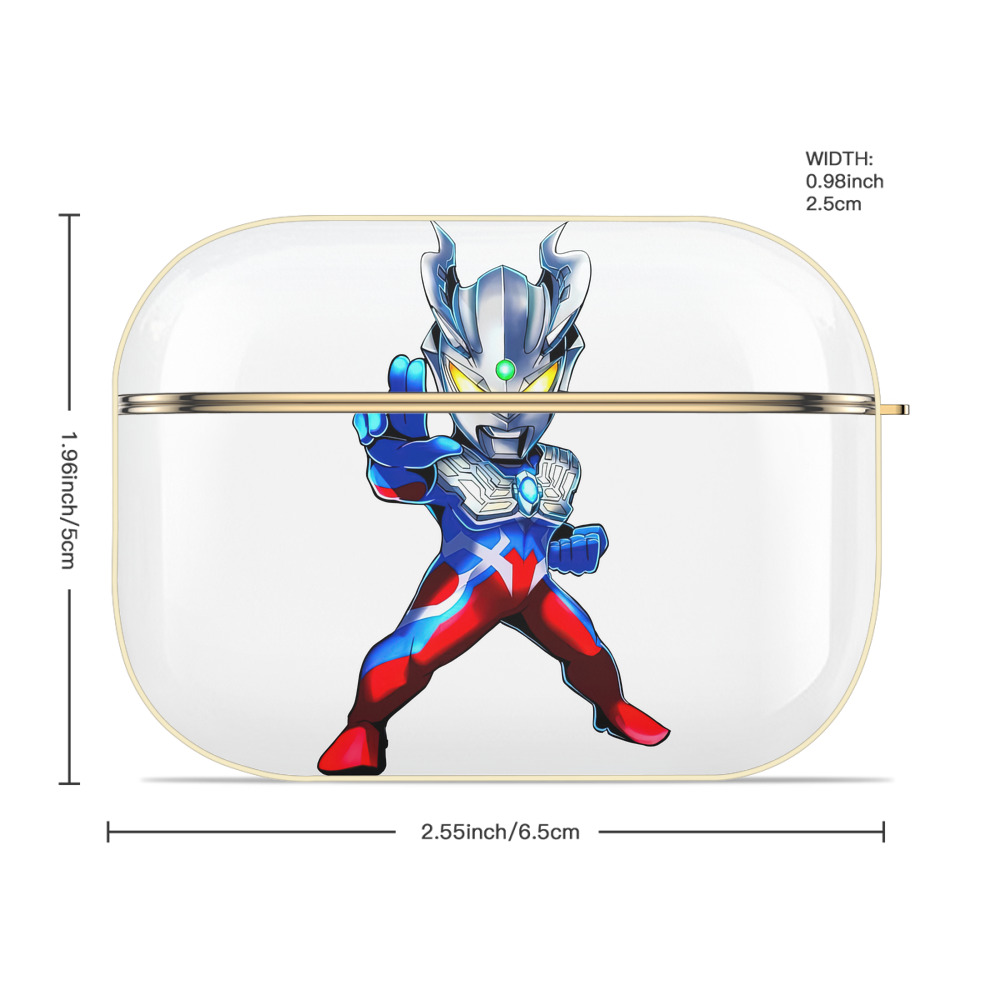 ウルトラマン Ultraman 【AirPods Pro用】ハードシェル保護ケース｜耐衝撃・防指紋・カラビナ付き商品仕様