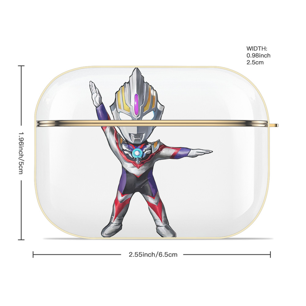 ウルトラマン Ultraman 【AirPods Pro用】ハードシェル保護ケース｜耐衝撃・防指紋・カラビナ付き商品仕様