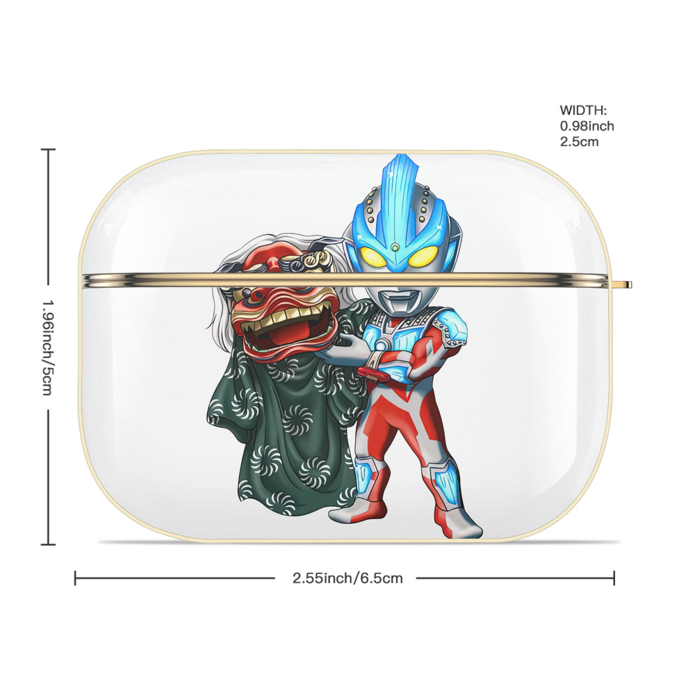 ウルトラマン Ultraman 【AirPods Pro用】ハードシェル保護ケース｜耐衝撃・防指紋・カラビナ付き商品仕様
