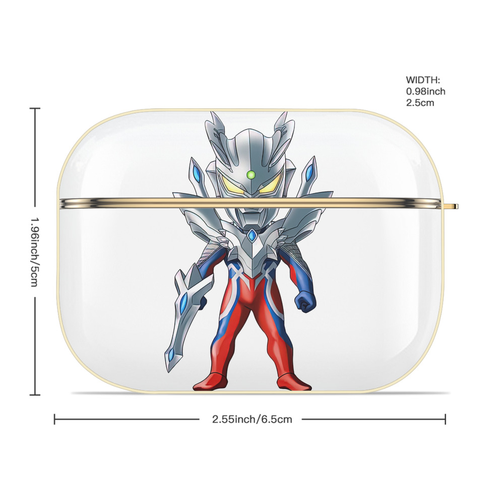 ウルトラマン Ultraman 【AirPods Pro用】ハードシェル保護ケース｜耐衝撃・防指紋・カラビナ付き商品仕様
