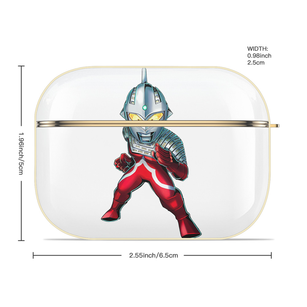 ウルトラマン Ultraman 【AirPods Pro用】ハードシェル保護ケース｜耐衝撃・防指紋・カラビナ付き商品仕様