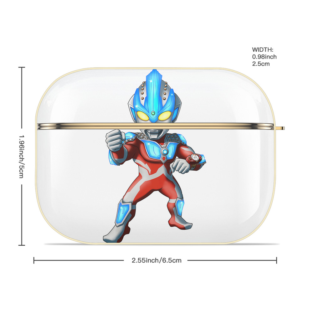 ウルトラマン Ultraman 【AirPods Pro用】ハードシェル保護ケース｜耐衝撃・防指紋・カラビナ付き商品仕様
