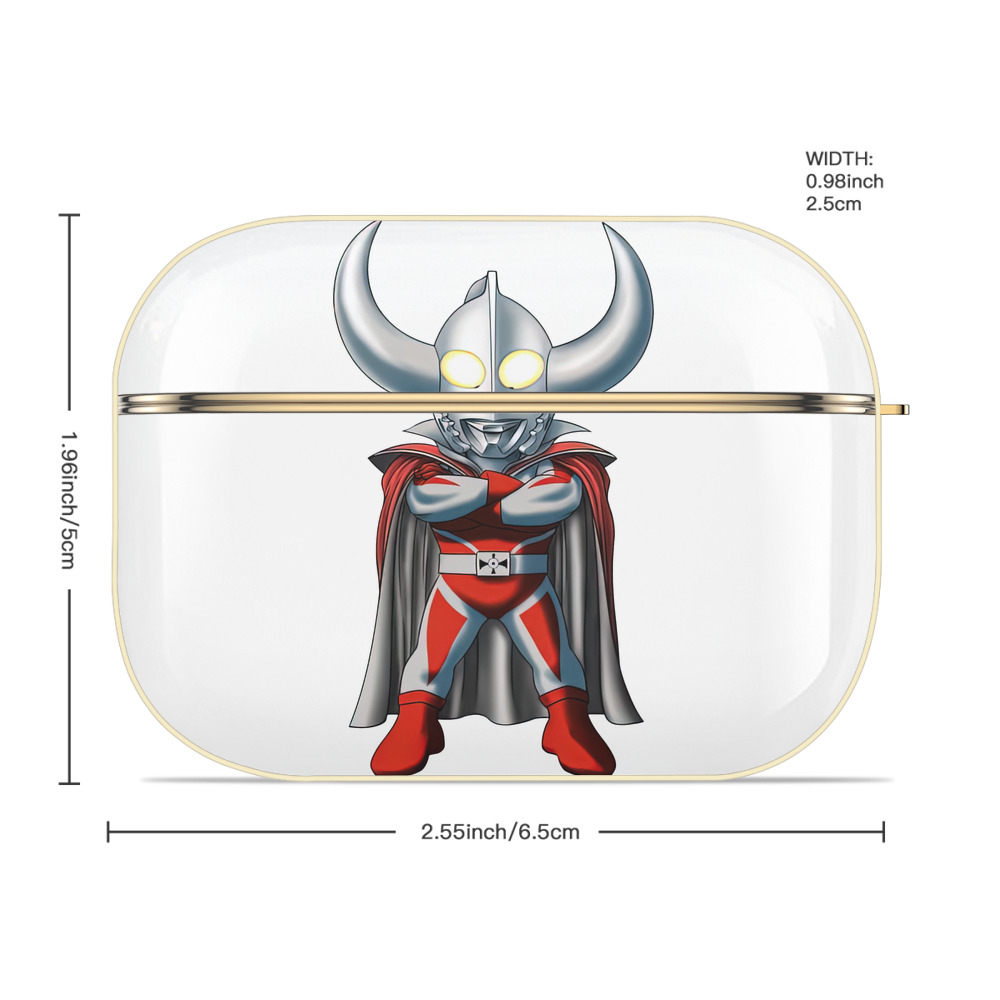 ウルトラマン Ultraman 【AirPods Pro用】ハードシェル保護ケース｜耐衝撃・防指紋・カラビナ付き商品仕様