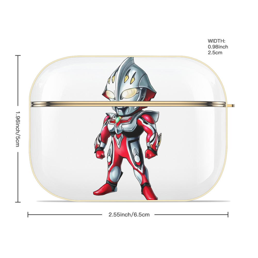 ウルトラマン Ultraman 【AirPods Pro用】ハードシェル保護ケース｜耐衝撃・防指紋・カラビナ付き商品仕様