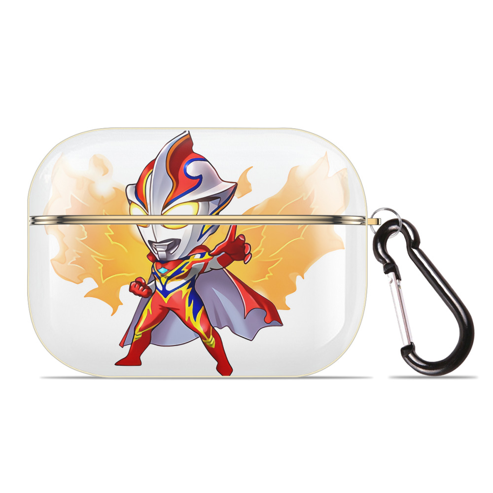 （画像用） ウルトラマン Ultraman 【AirPods Pro用】ハードシェル保護ケース｜耐衝撃・防指紋・カラビナ付き商品仕様