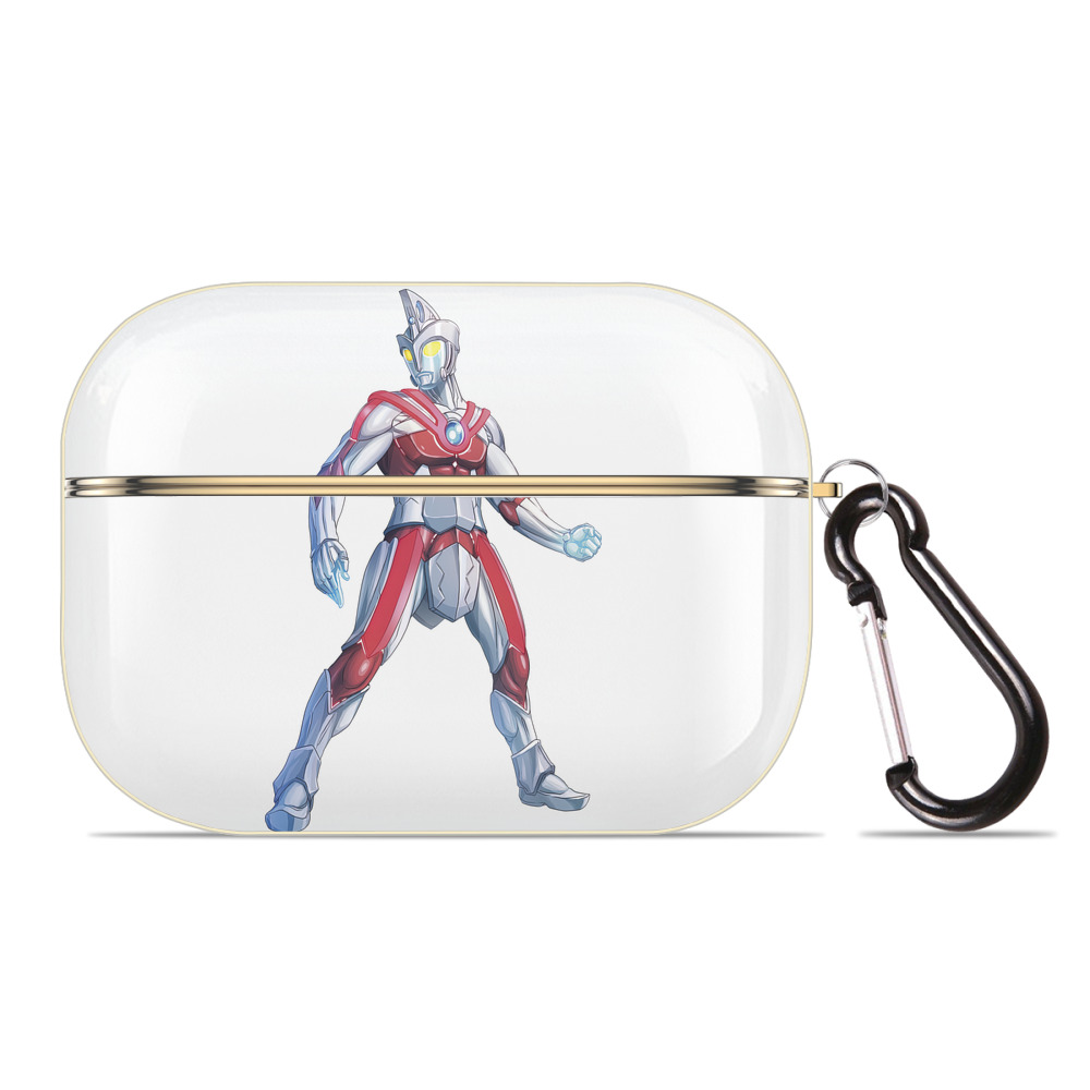 （画像用） ウルトラマン Ultraman 【AirPods Pro用】ハードシェル保護ケース｜耐衝撃・防指紋・カラビナ付き商品仕様