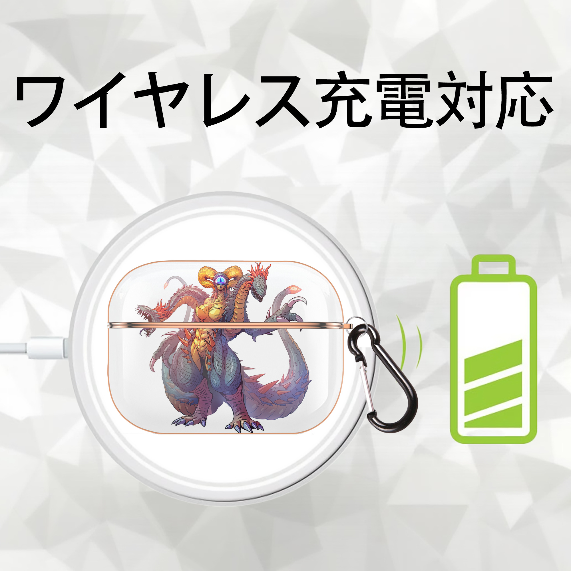 ウルトラマン Ultraman 【AirPods Pro用】ハードシェル保護ケース｜耐衝撃・防指紋・カラビナ付き商品仕様