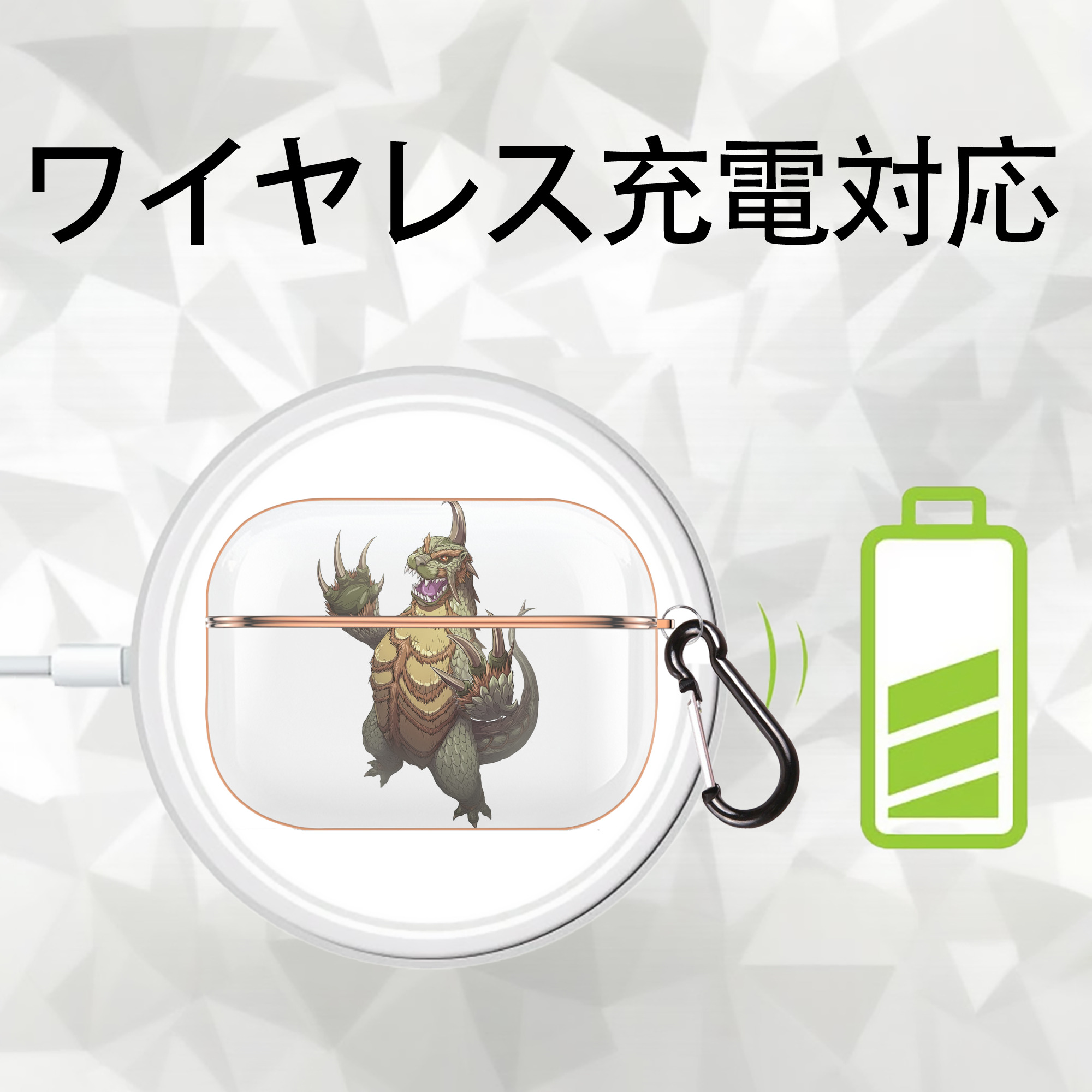 ウルトラマン Ultraman 【AirPods Pro用】ハードシェル保護ケース｜耐衝撃・防指紋・カラビナ付き商品仕様