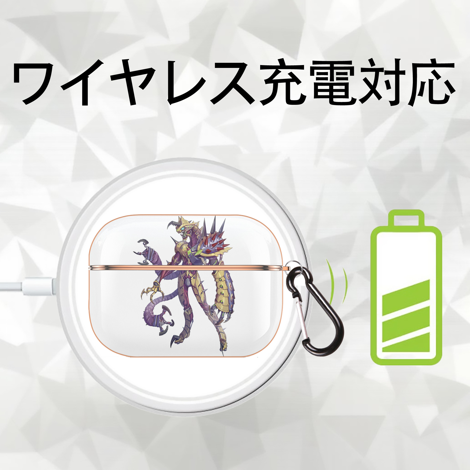 ウルトラマン Ultraman 【AirPods Pro用】ハードシェル保護ケース｜耐衝撃・防指紋・カラビナ付き商品仕様