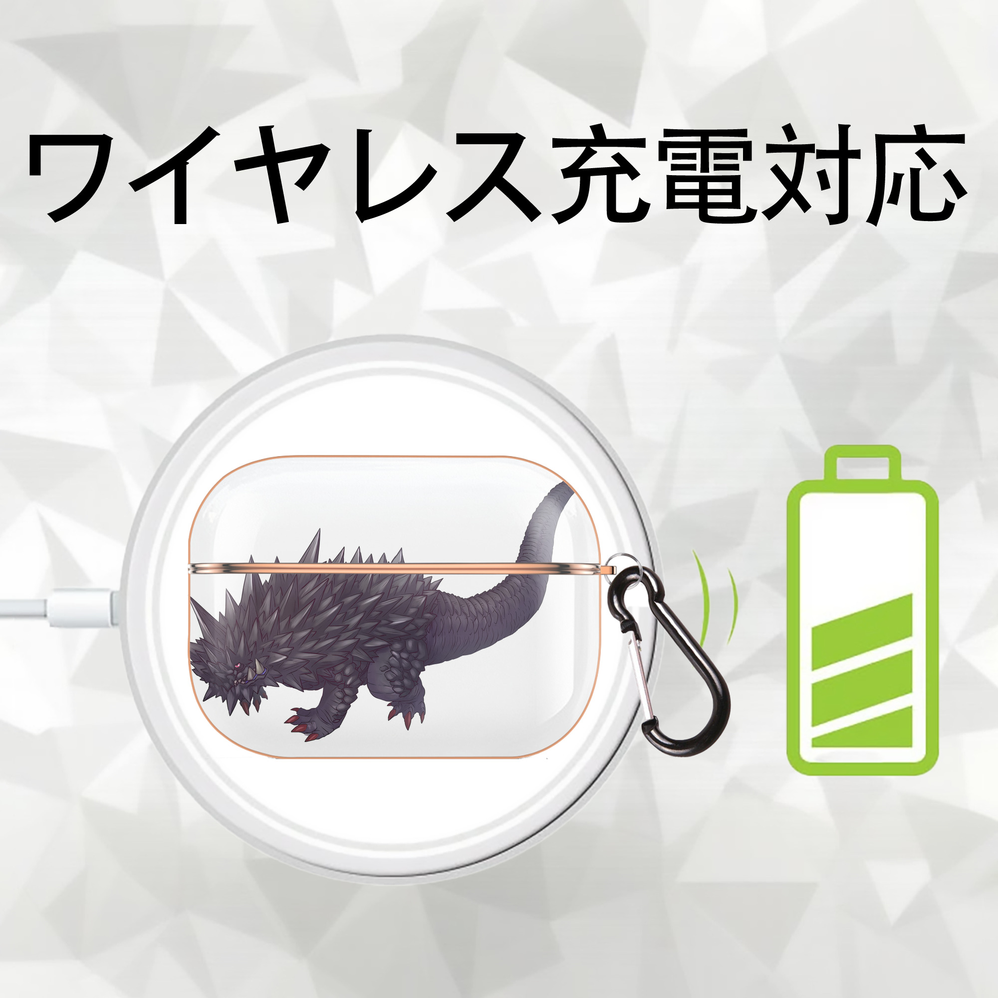 ウルトラマン Ultraman 【AirPods Pro用】ハードシェル保護ケース｜耐衝撃・防指紋・カラビナ付き商品仕様
