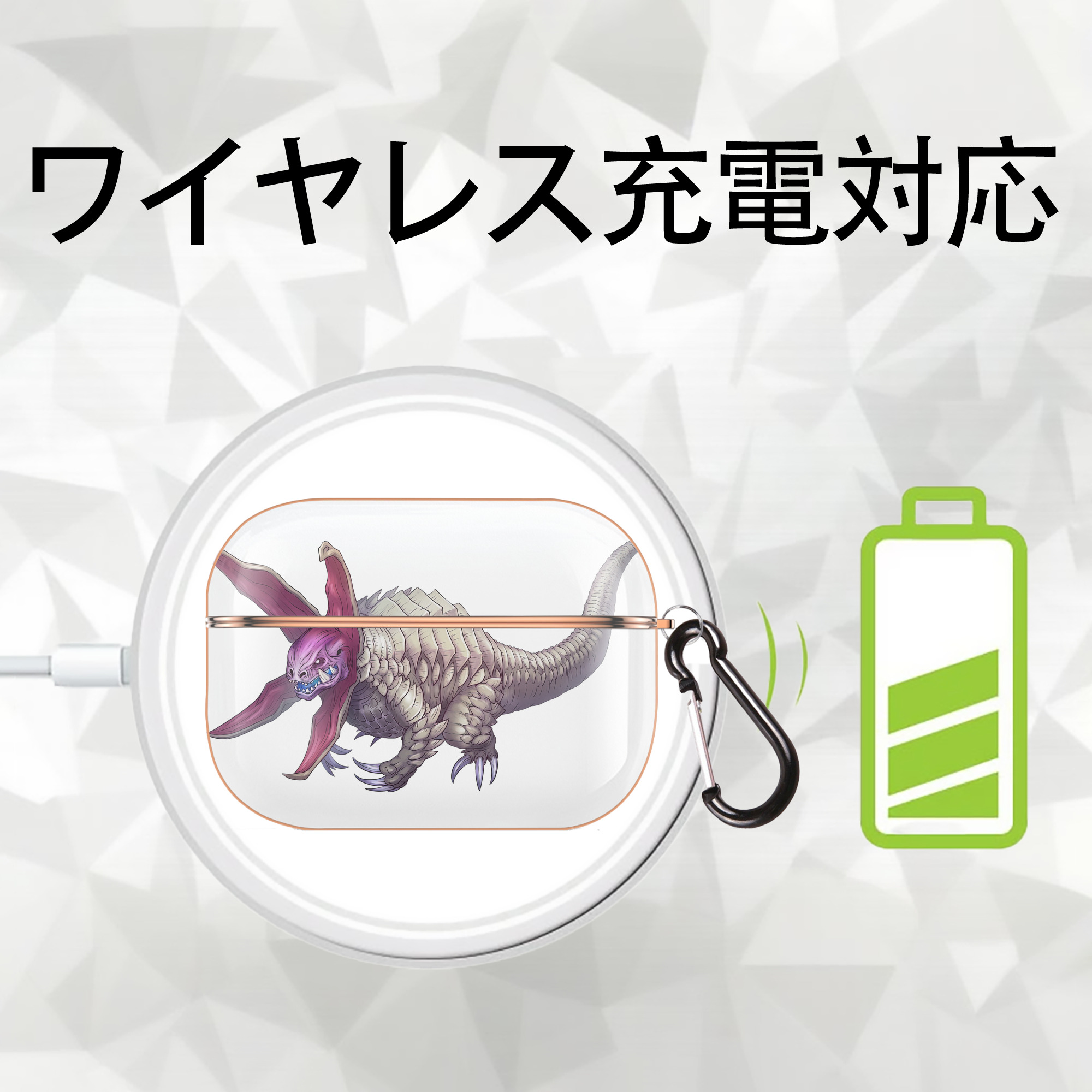 ウルトラマン Ultraman 【AirPods Pro用】ハードシェル保護ケース｜耐衝撃・防指紋・カラビナ付き商品仕様