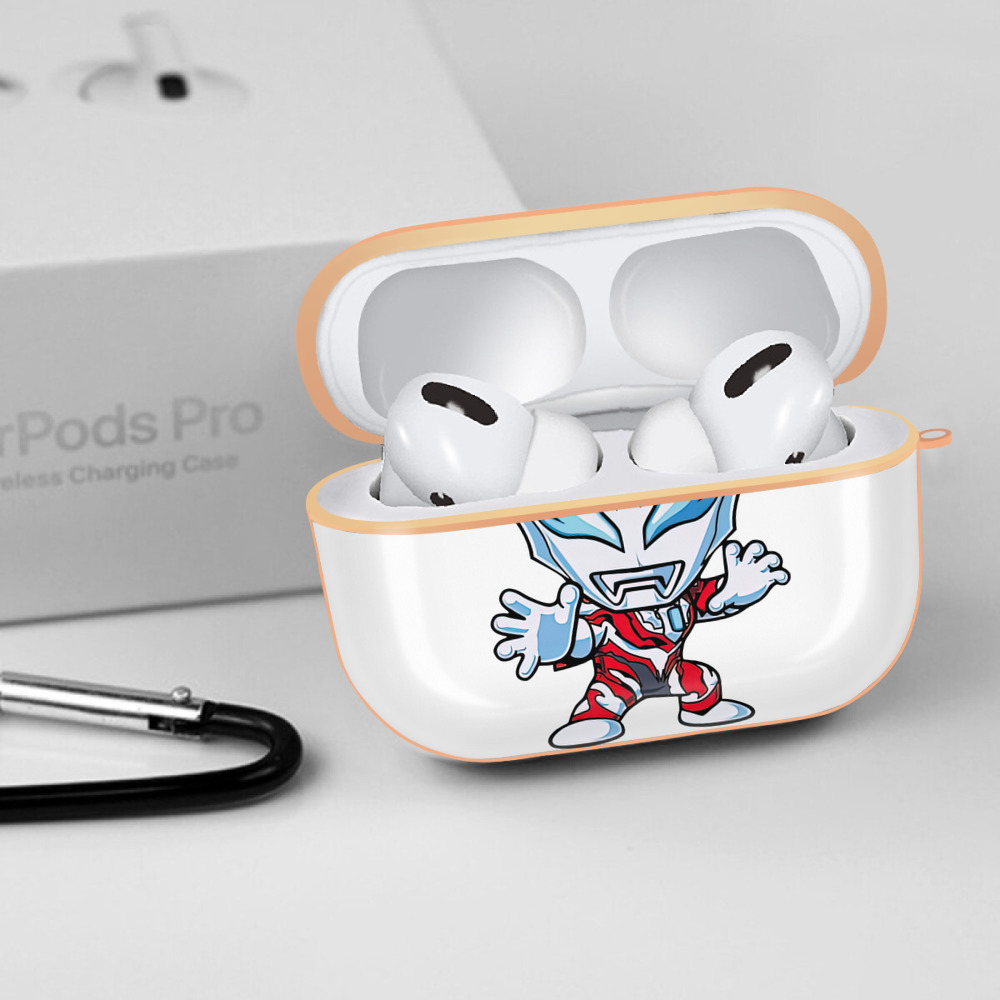 ウルトラマン Ultraman 【AirPods Pro用】ハードシェル保護ケース｜耐衝撃・防指紋・カラビナ付き商品仕様