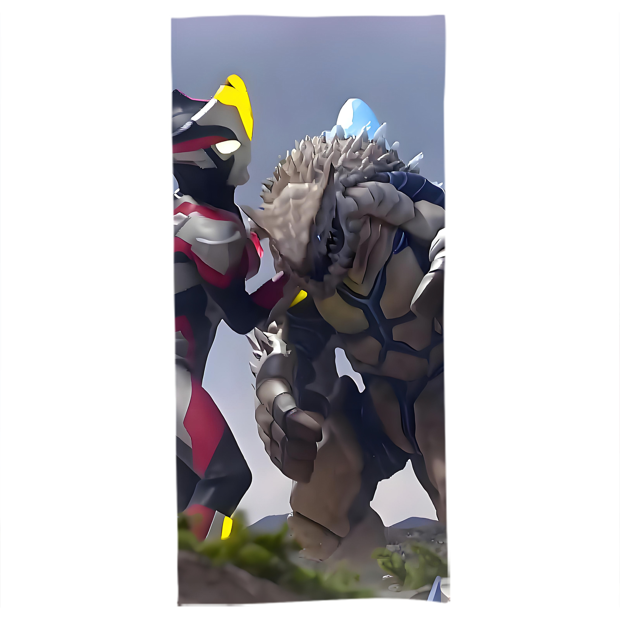（画像用） ウルトラマン Ultraman 大判バスタオル 70×140cm 吸水速乾 柔らかい肌触り