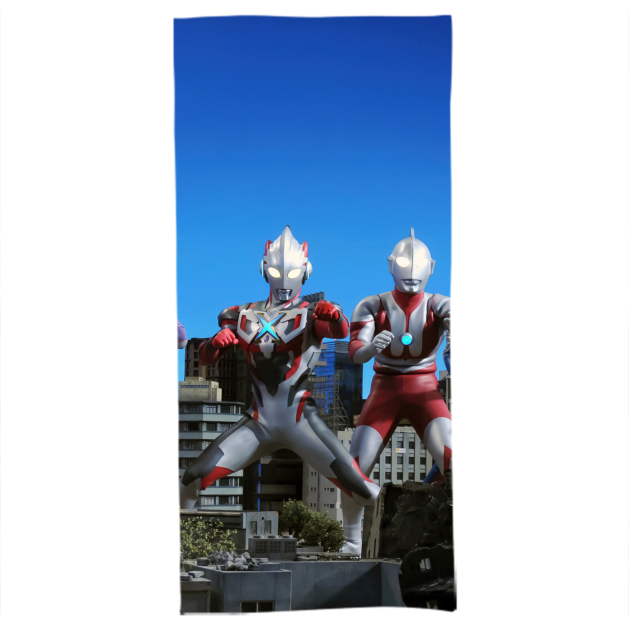 （画像用） ウルトラマン Ultraman 大判バスタオル 70×140cm 吸水速乾 柔らかい肌触り