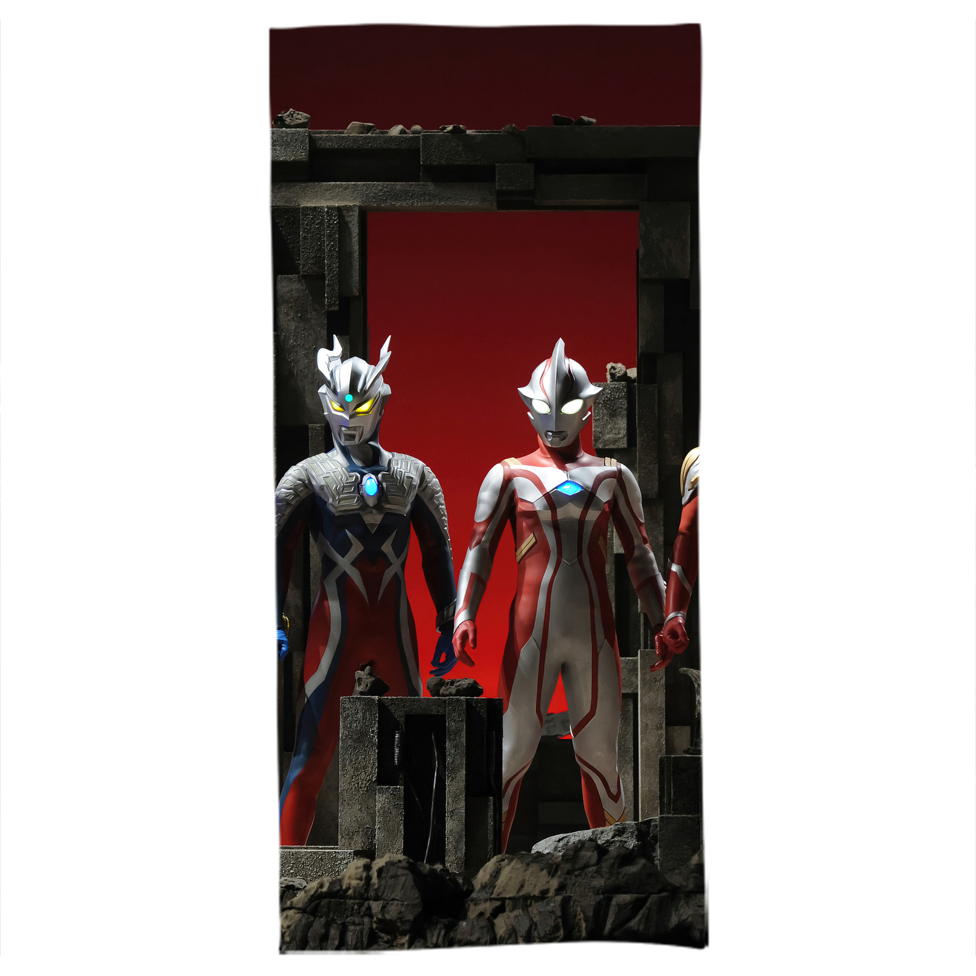 （画像用） ウルトラマン Ultraman 大判バスタオル 70×140cm 吸水速乾 柔らかい肌触り