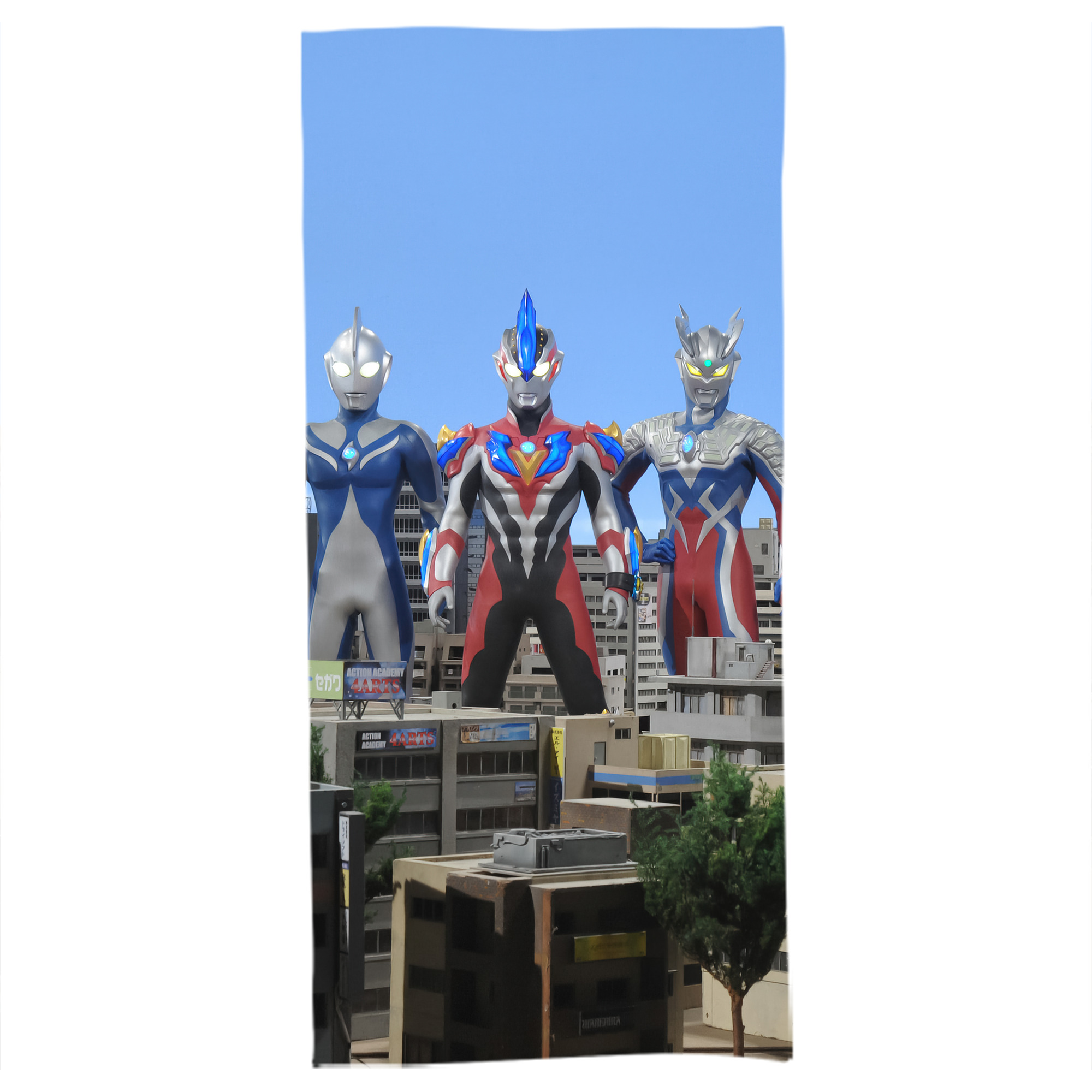 （画像用） ウルトラマン Ultraman 大判バスタオル 70×140cm 吸水速乾 柔らかい肌触り