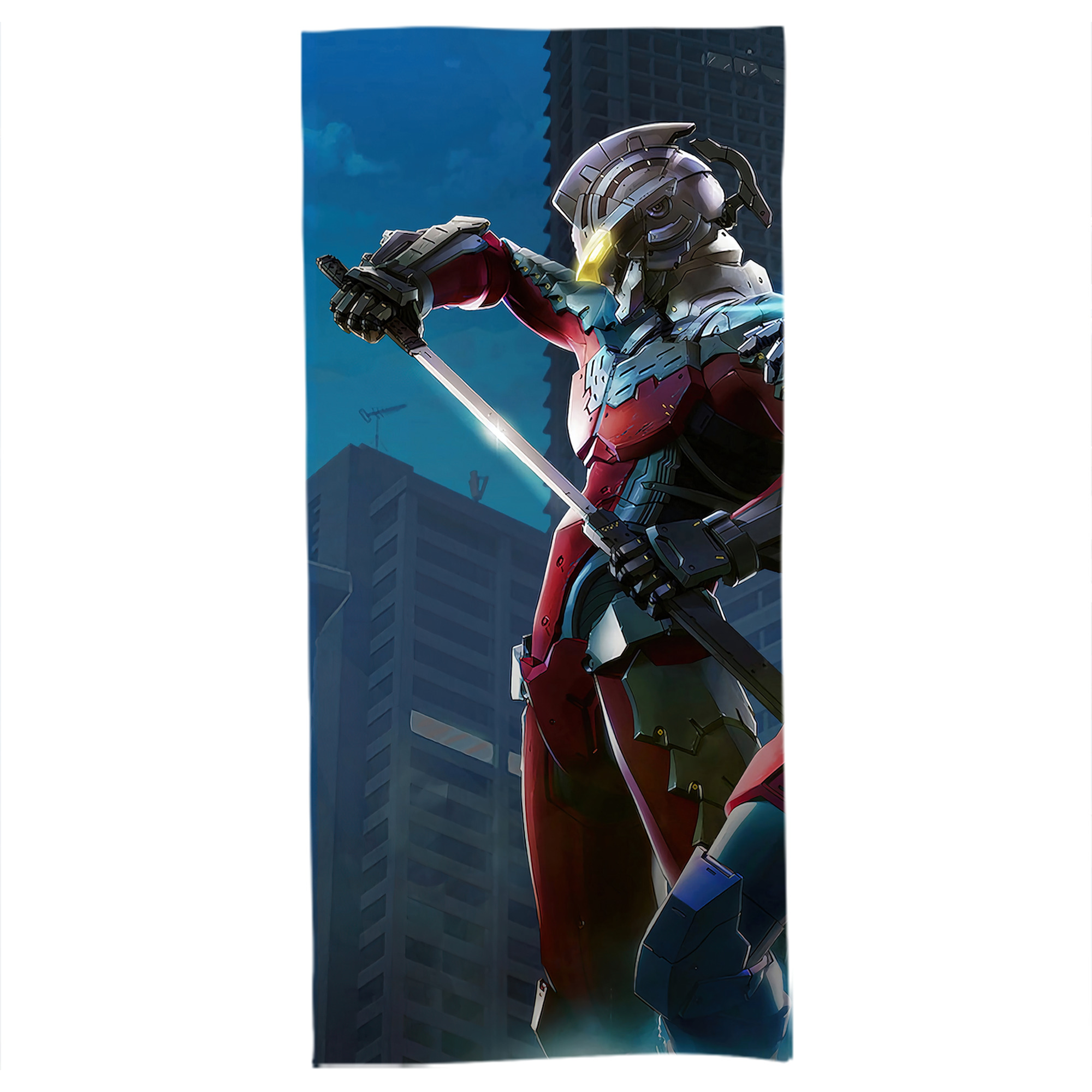 （画像用） ウルトラマン Ultraman 大判バスタオル 70×140cm 吸水速乾 柔らかい肌触り