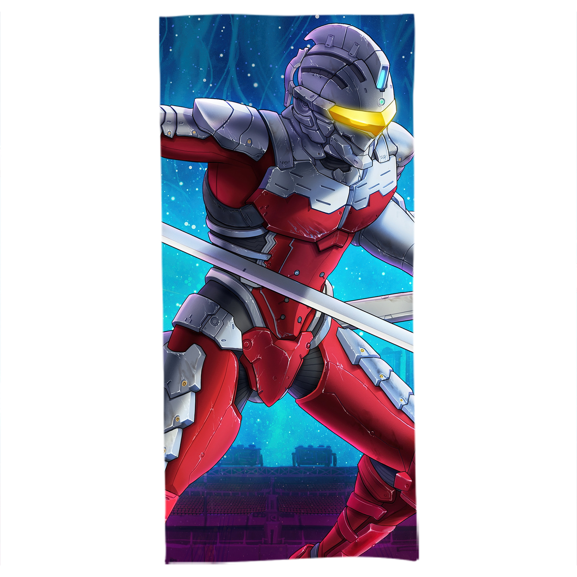 （画像用） ウルトラマン Ultraman 大判バスタオル 70×140cm 吸水速乾 柔らかい肌触り