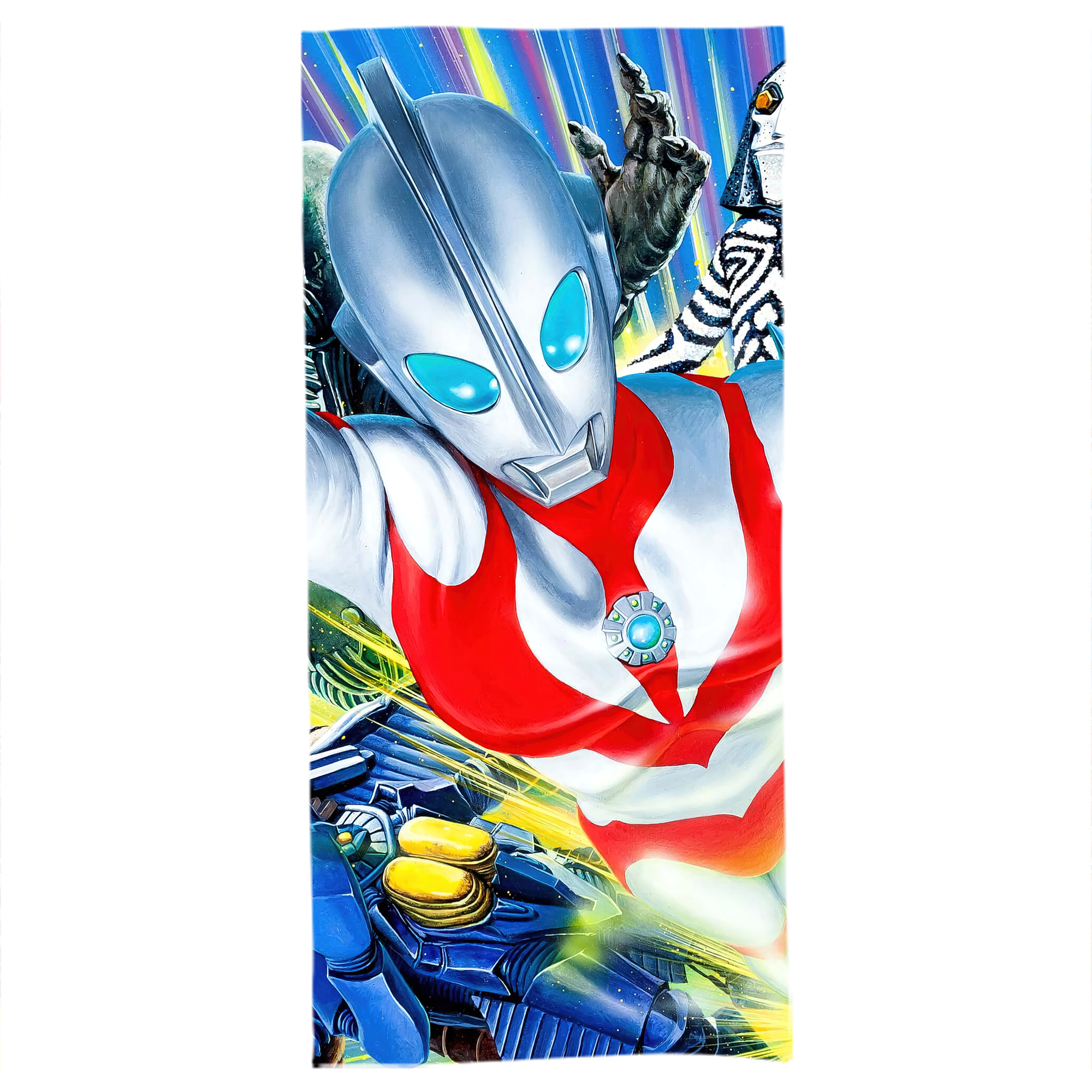 （画像用） ウルトラマン Ultraman 大判バスタオル 70×140cm 吸水速乾 柔らかい肌触り