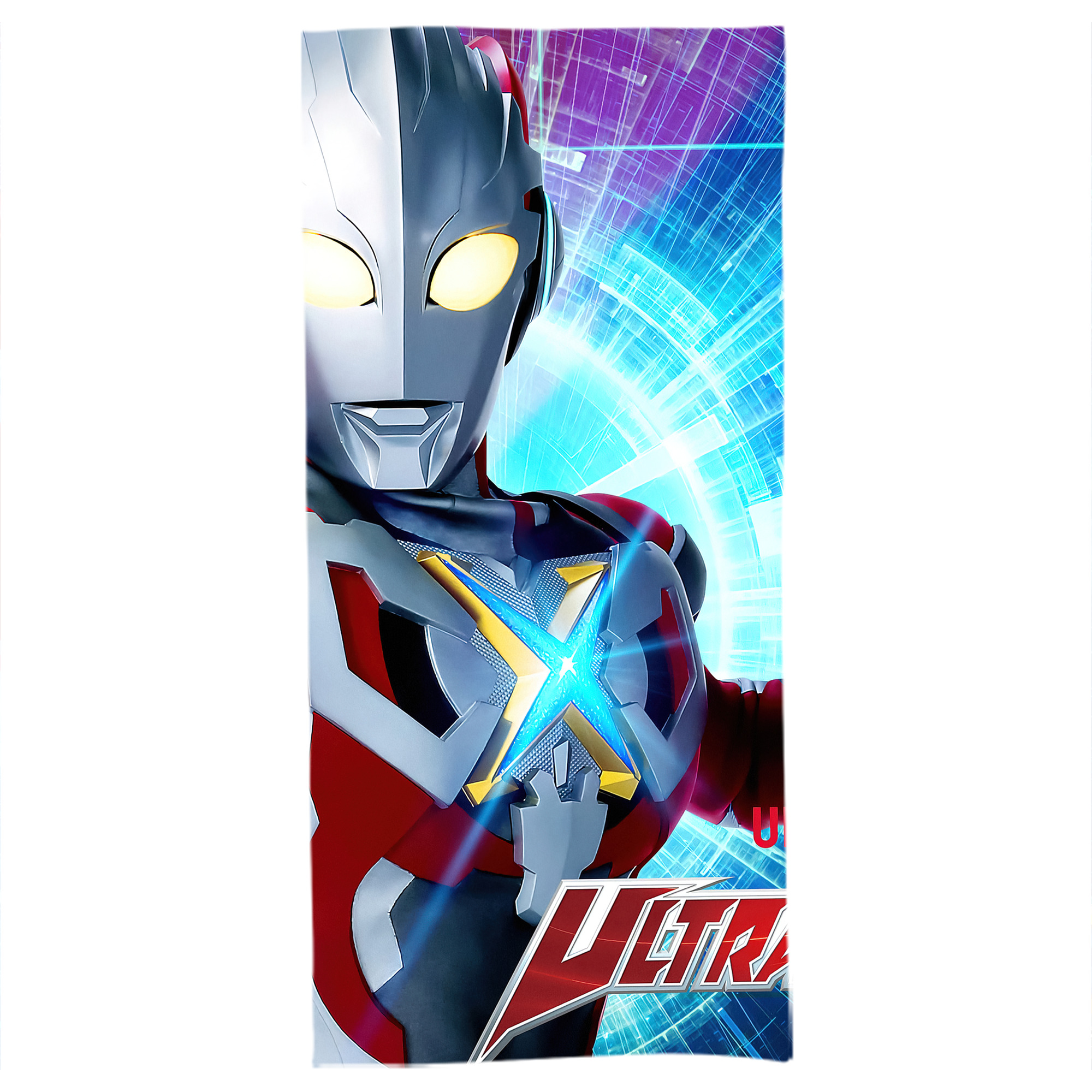 （画像用） ウルトラマン Ultraman 大判バスタオル 70×140cm 吸水速乾 柔らかい肌触り