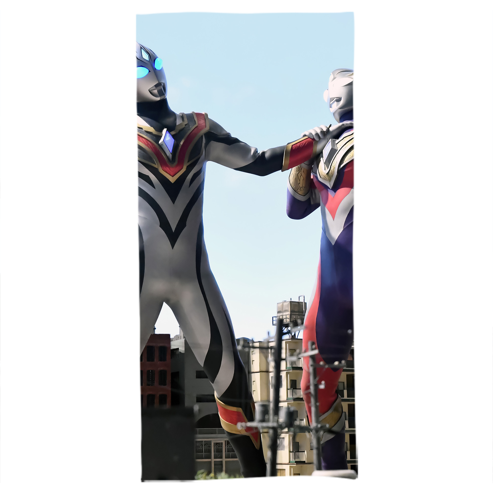 （画像用） ウルトラマン Ultraman 大判バスタオル 70×140cm 吸水速乾 柔らかい肌触り