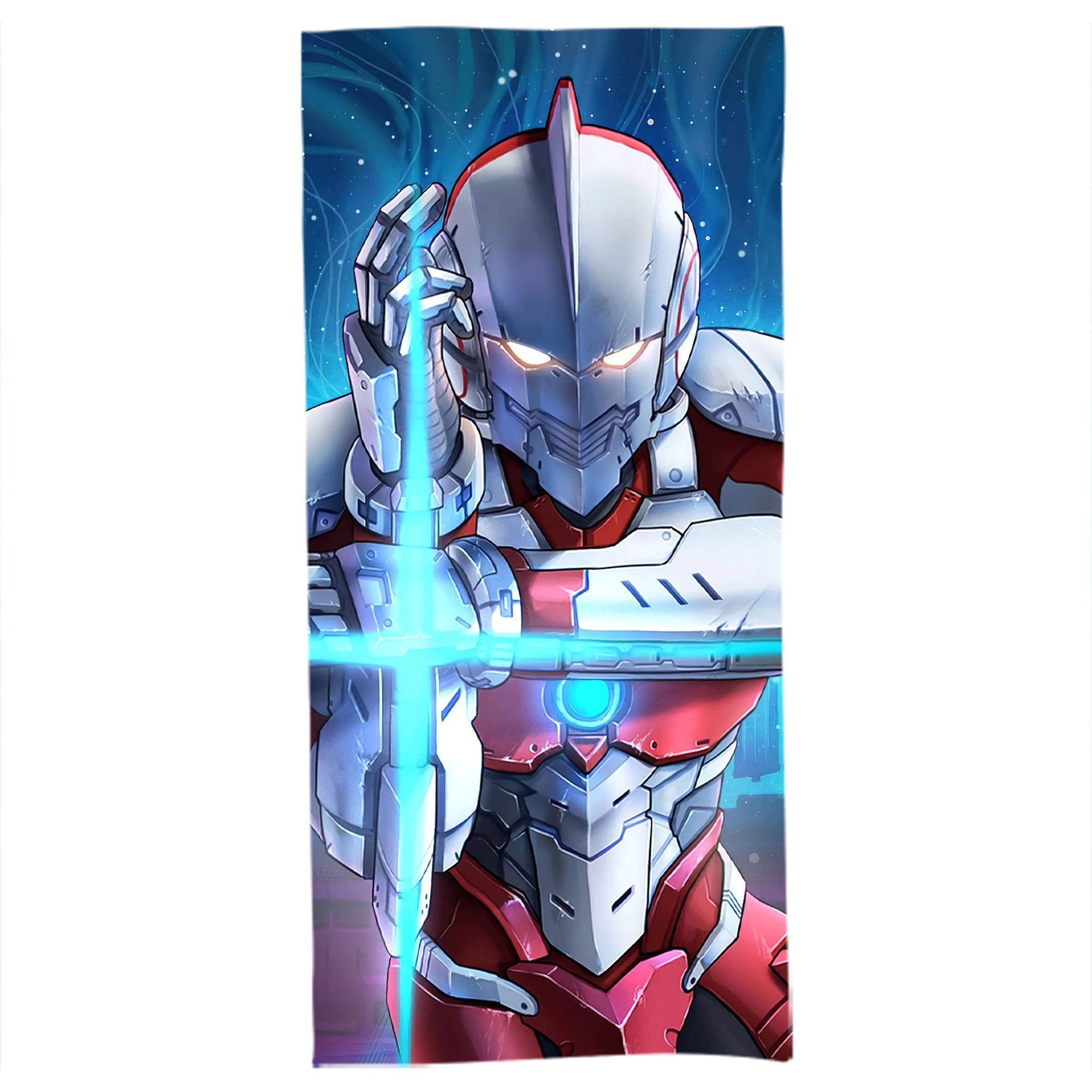 （画像用） ウルトラマン Ultraman 大判バスタオル 70×140cm 吸水速乾 柔らかい肌触り