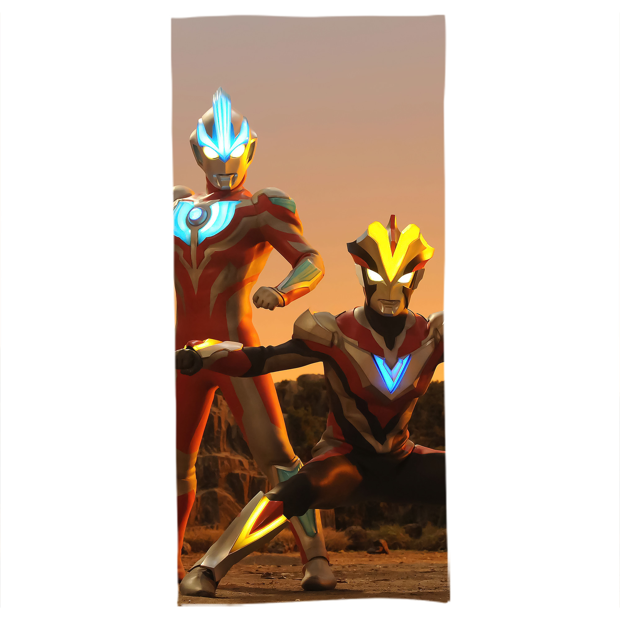 （画像用） ウルトラマン Ultraman 大判バスタオル 70×140cm 吸水速乾 柔らかい肌触り