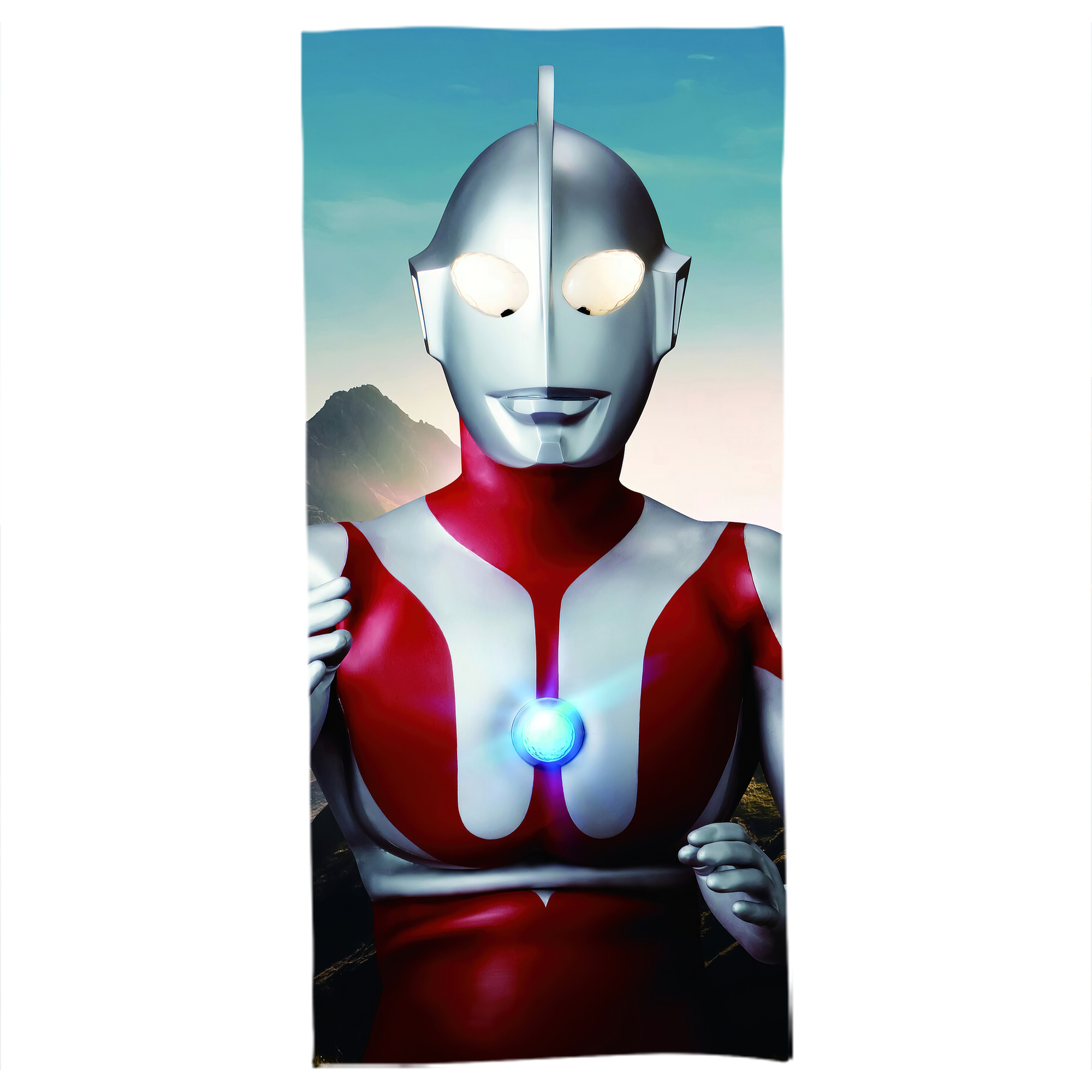 （画像用） ウルトラマン Ultraman 大判バスタオル 70×140cm 吸水速乾 柔らかい肌触り