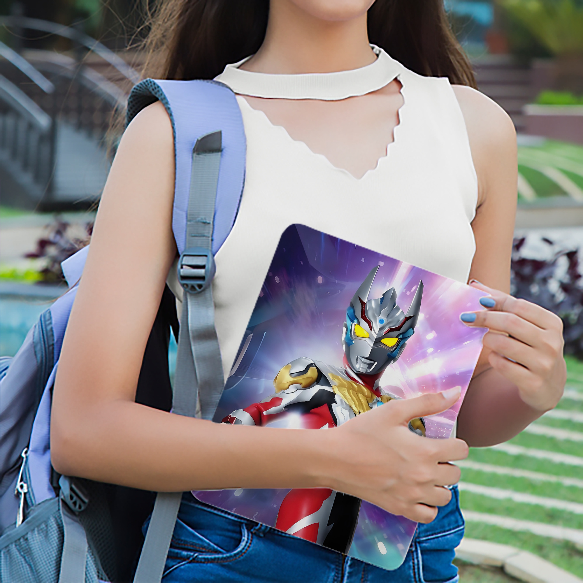 ウルトラマン Ultraman IPad ケース ブック型 PUレザー TPU 耐衝撃 軽量 薄型 ペン収納なし 全面保護 IPad 各モデル対応