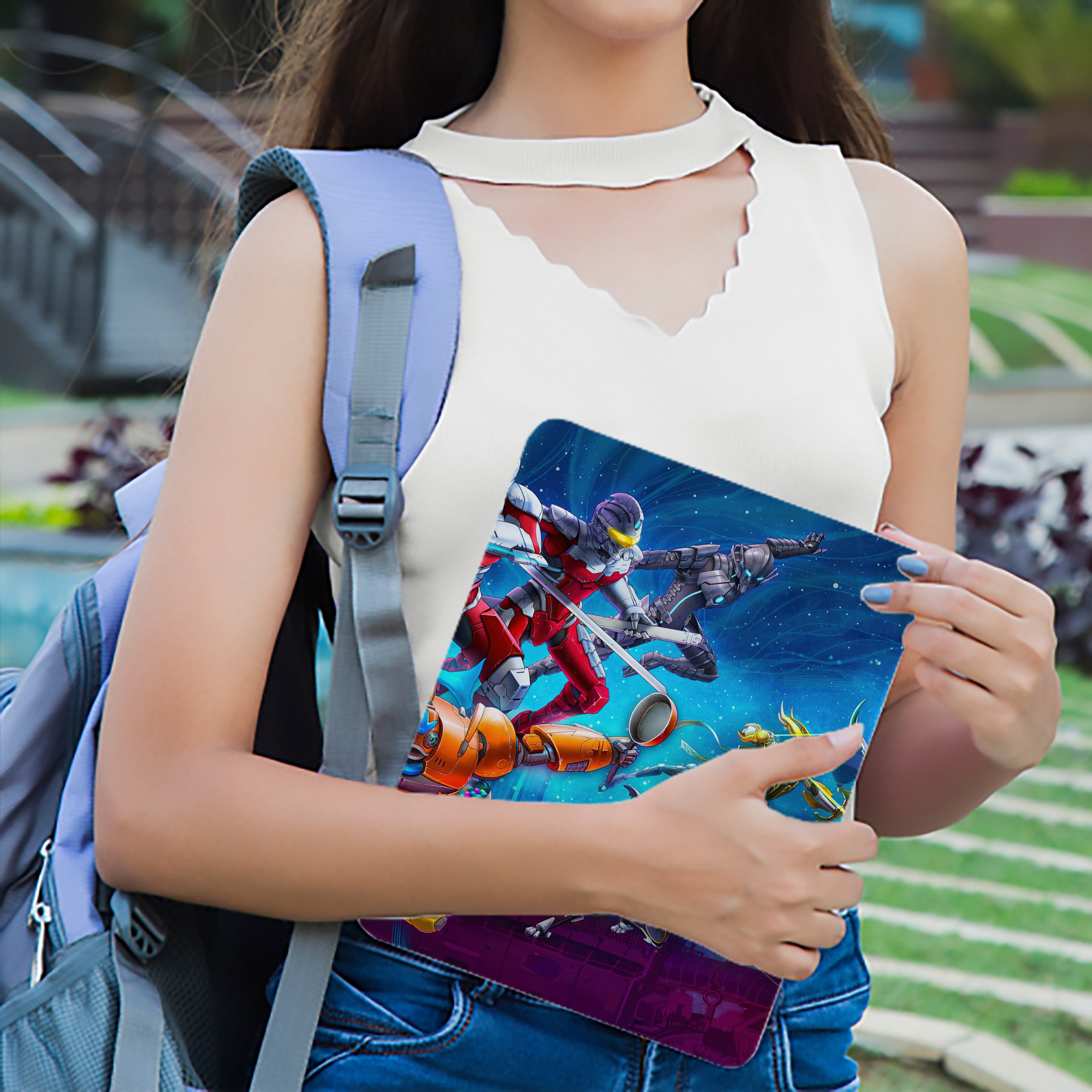 ウルトラマン Ultraman IPadケース ペンホルダー付き ブックスタイルデザイン