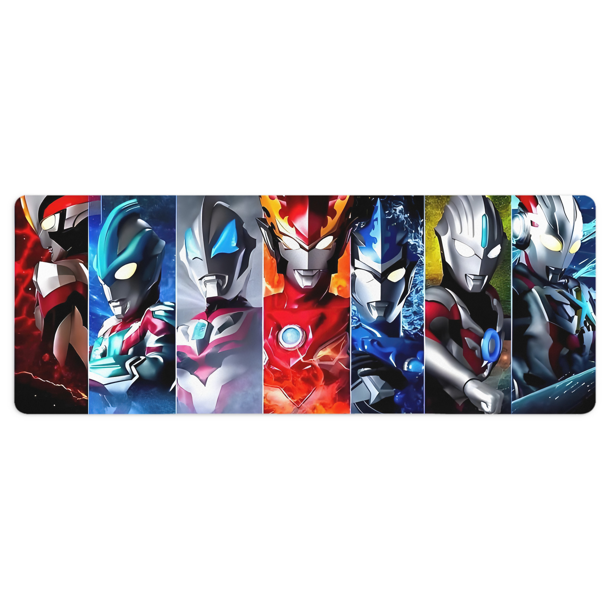（画像用） ウルトラマン Ultraman ステッチ加工 大判デスクマット／滑り止めマウスパッド