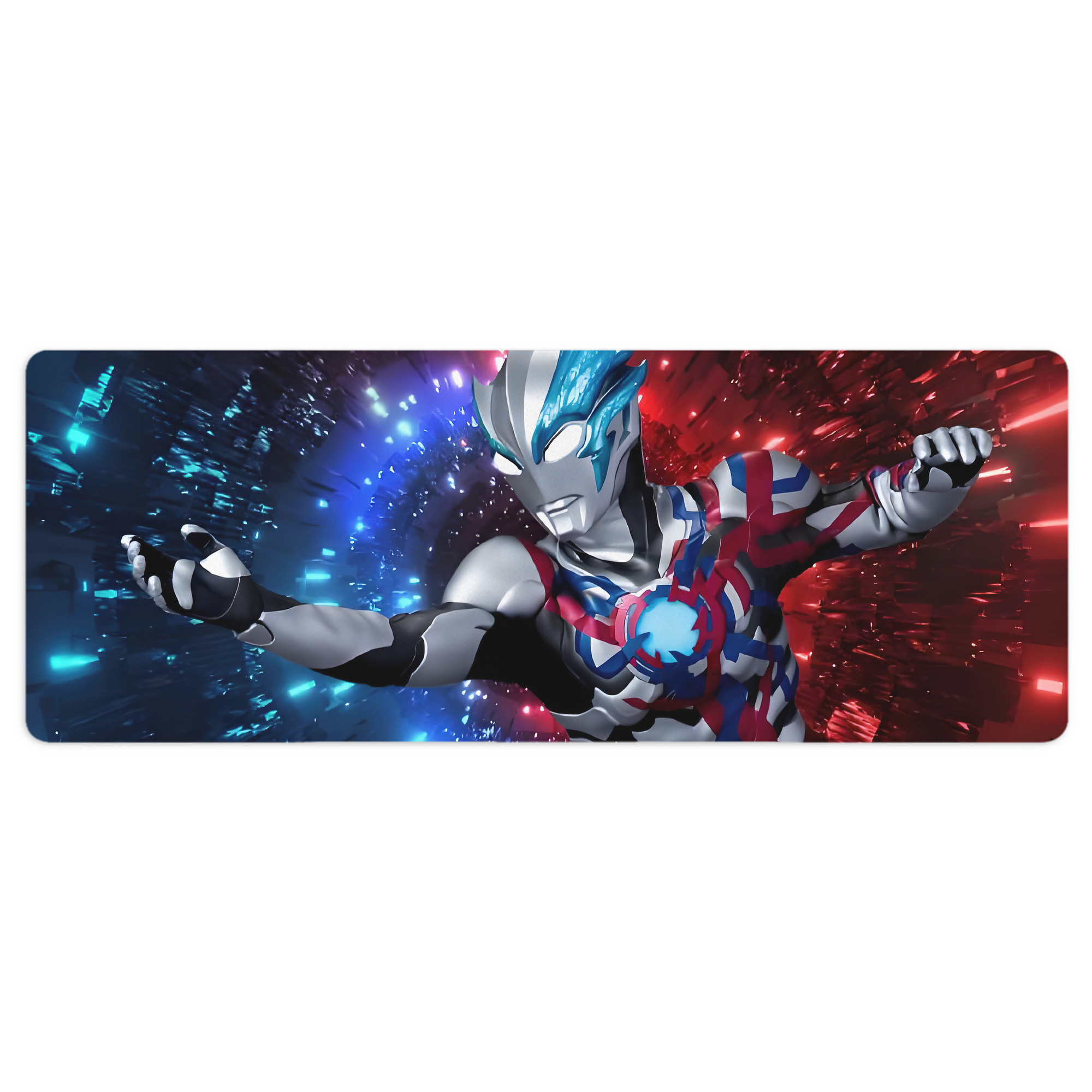 （画像用） ウルトラマン Ultraman ステッチ加工 大判デスクマット／滑り止めマウスパッド