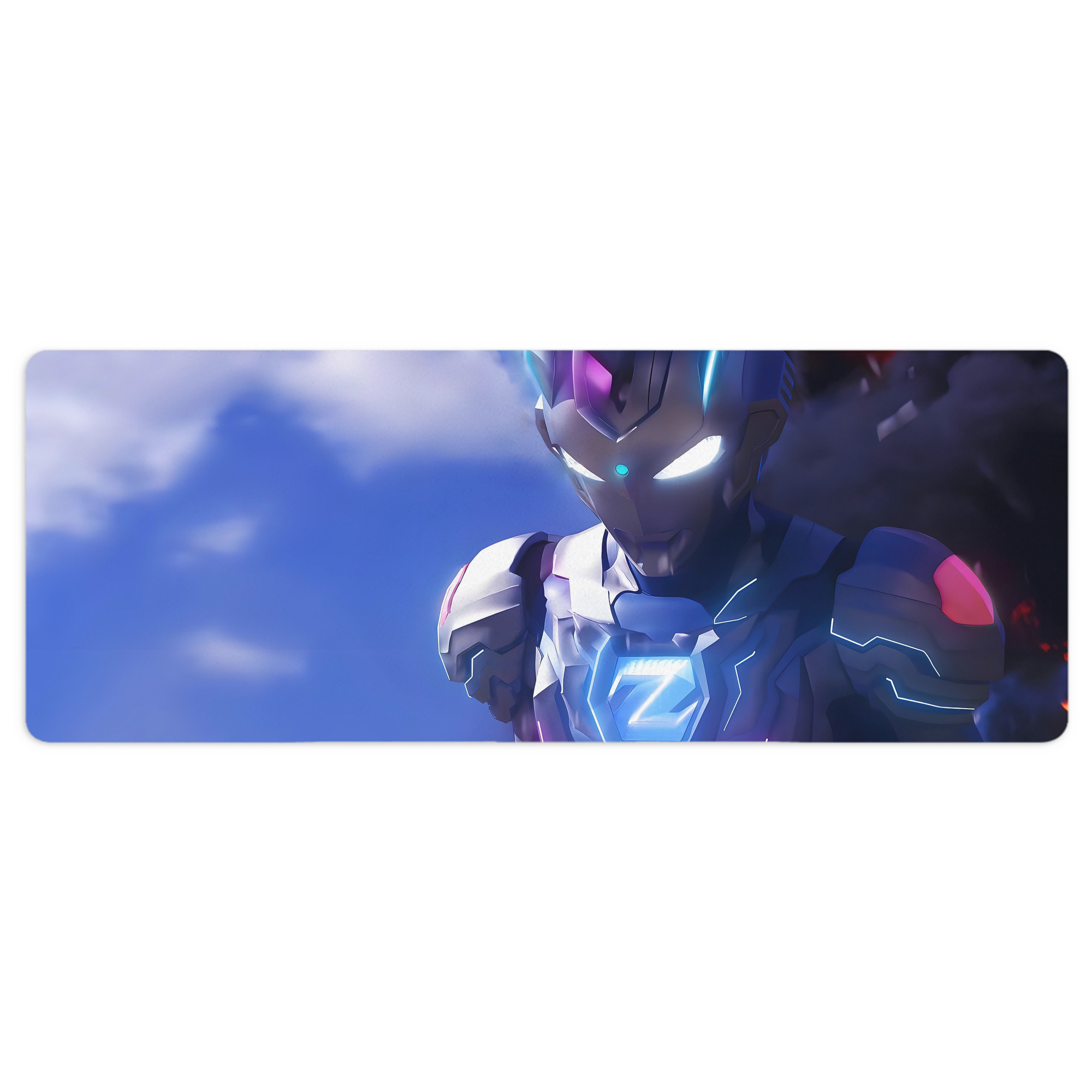 （画像用） ウルトラマン Ultraman ステッチ加工 大判デスクマット／滑り止めマウスパッド