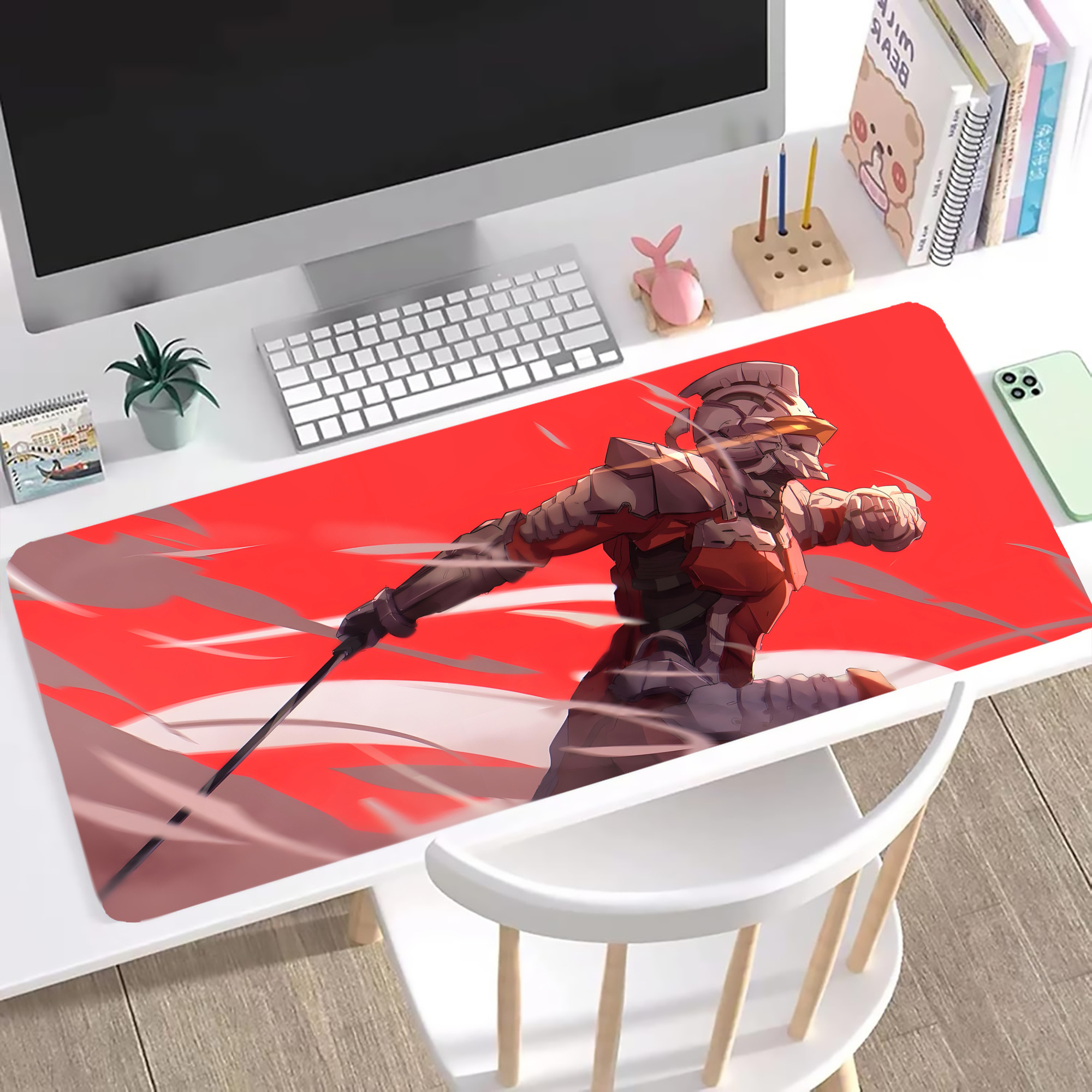 （画像用） ウルトラマン Ultraman ステッチ加工 大判デスクマット／滑り止めマウスパッド