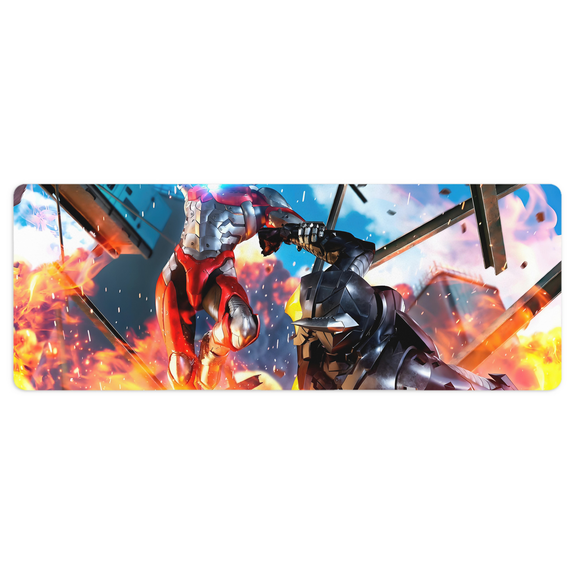 （画像用） ウルトラマン Ultraman ステッチ加工 大判デスクマット／滑り止めマウスパッド