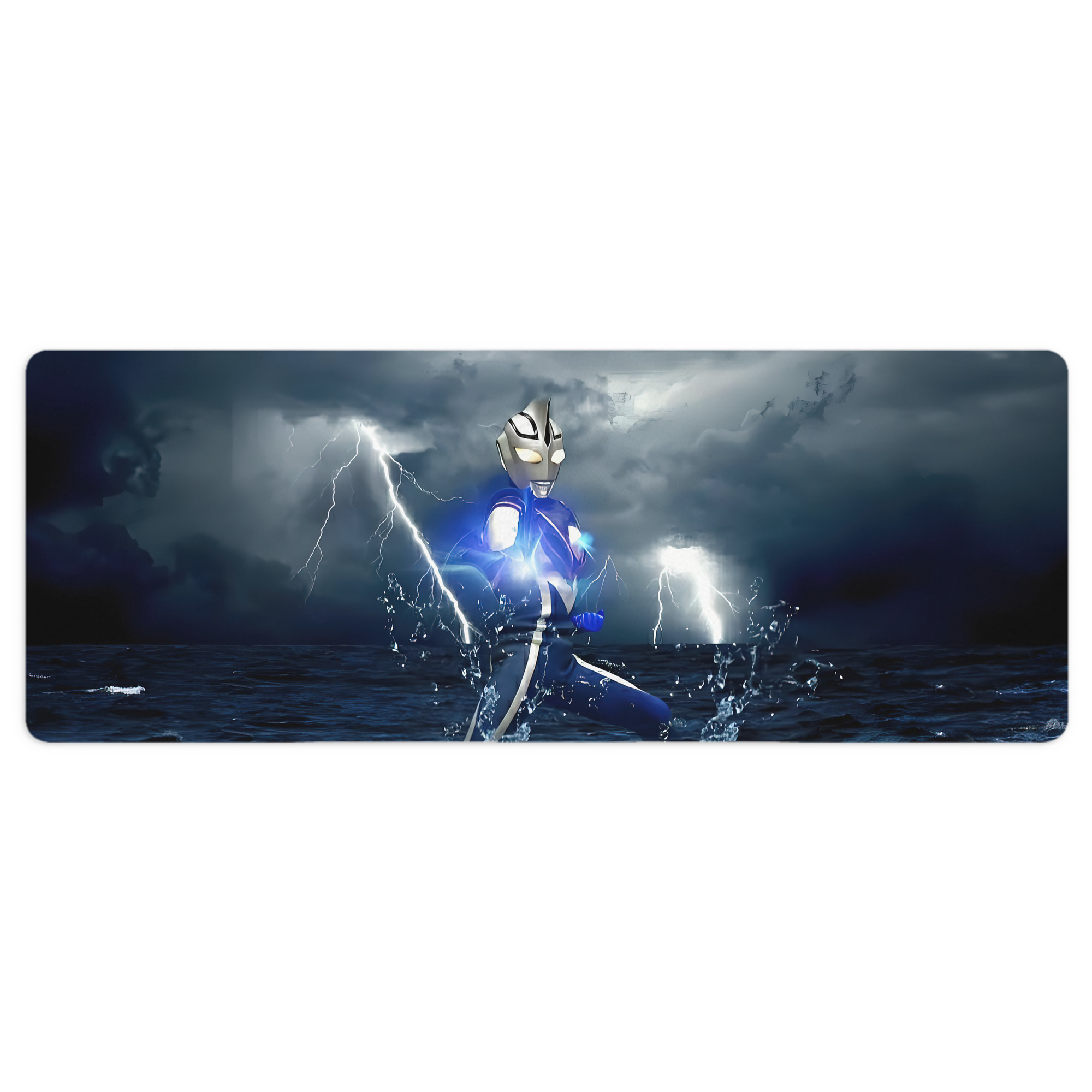 （画像用） ウルトラマン Ultraman ステッチ加工 大判デスクマット／滑り止めマウスパッド