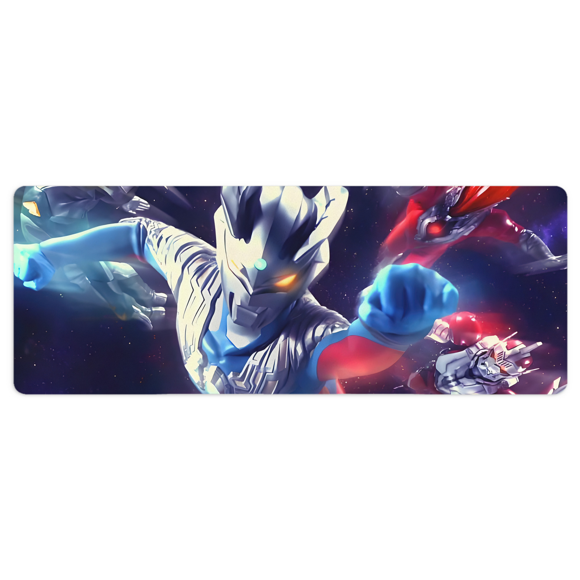 （画像用） ウルトラマン Ultraman ステッチ加工 大判デスクマット／滑り止めマウスパッド