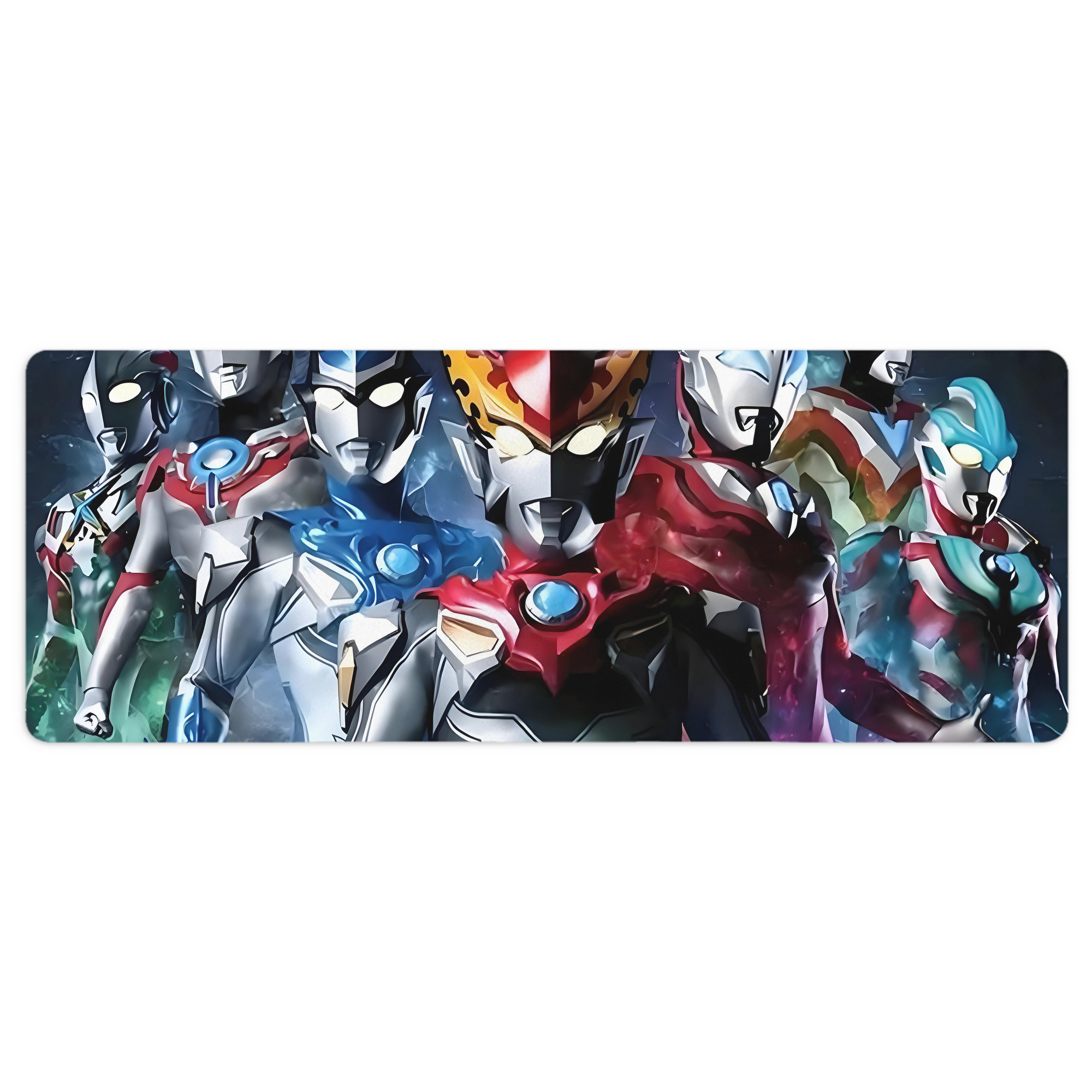 （画像用） ウルトラマン Ultraman ステッチ加工 大判デスクマット／滑り止めマウスパッド